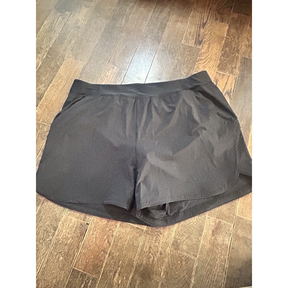 Lands End Swim Shorts Size 22w Women's. Has Pockets. Black.